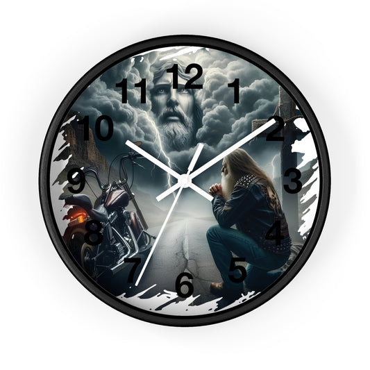Biker Wall Clock