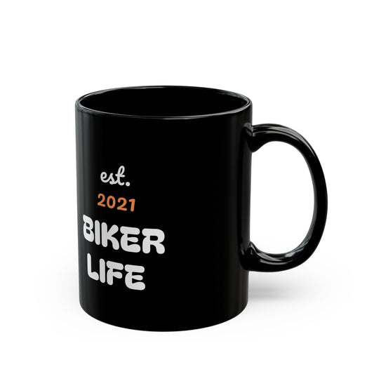 Black Biker Spirit Mug (11 oz)