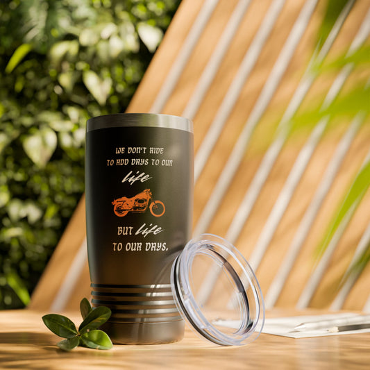 MOTORCYCLE THERMAL MUG, 20 OZ