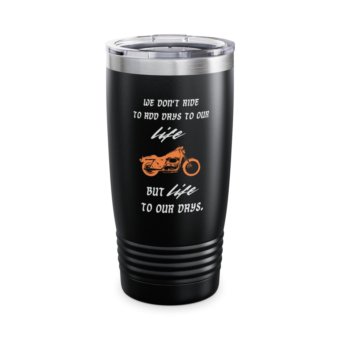 MOTORCYCLE THERMAL MUG, 20 OZ