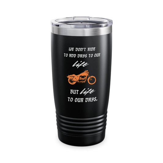 MOTORCYCLE THERMAL MUG, 20 OZ