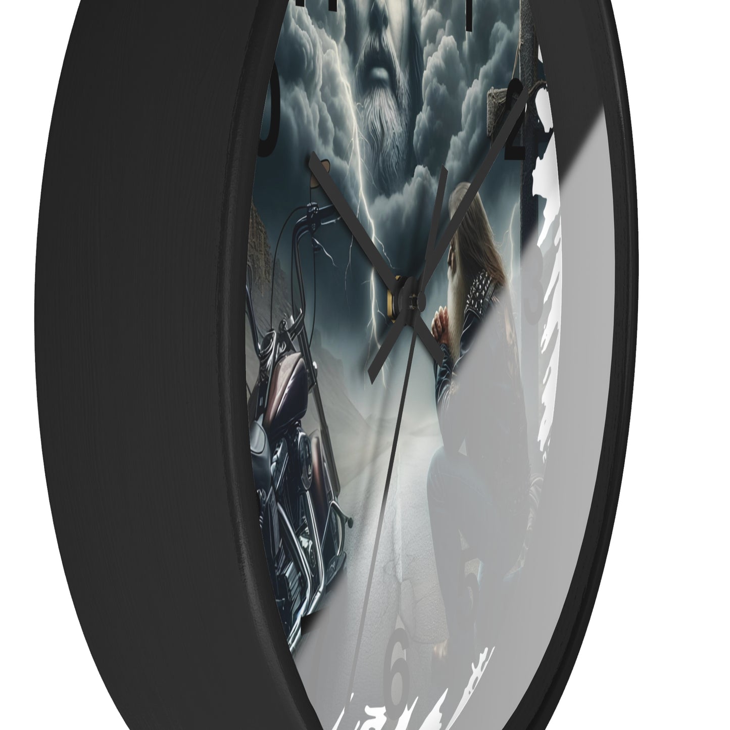 Biker Wall Clock