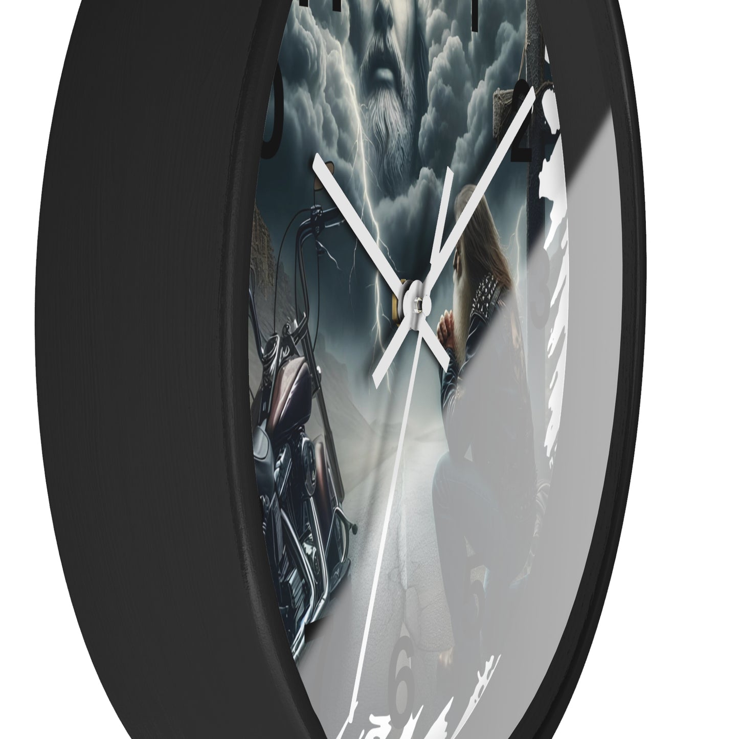 Biker Wall Clock