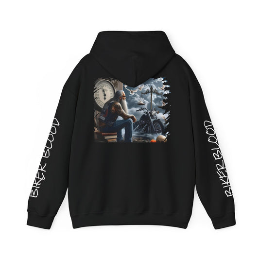 Hoodie with Biker Spirit design - Urban