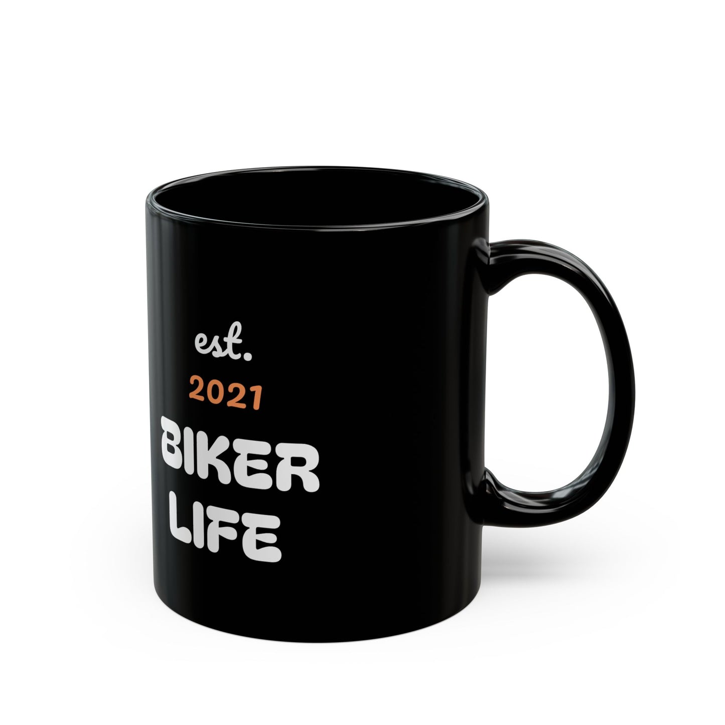 Black Biker Spirit Mug (11 oz)